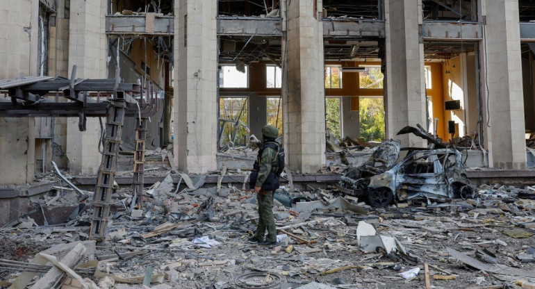 Guerra Rusia y Ucrania, bombardeo, Donetsk, Reuters
