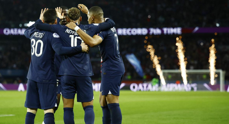 El PSG se quedó con el clásico de Francia. Foto: Reuters.
