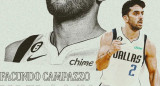 Facundo Campazzo, básquet. Foto: Twitter @dallasmavs.