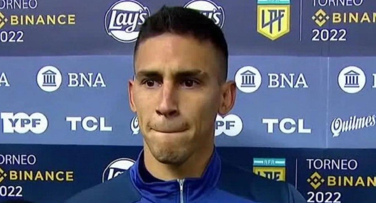 Matías Rojas, Racing. Foto: captura de TV