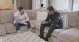 Lionel Messi junto a Pablo Giralt. Foto: captura video.