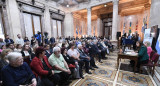 Anuncio en el Congreso. Foto: prensa senado.