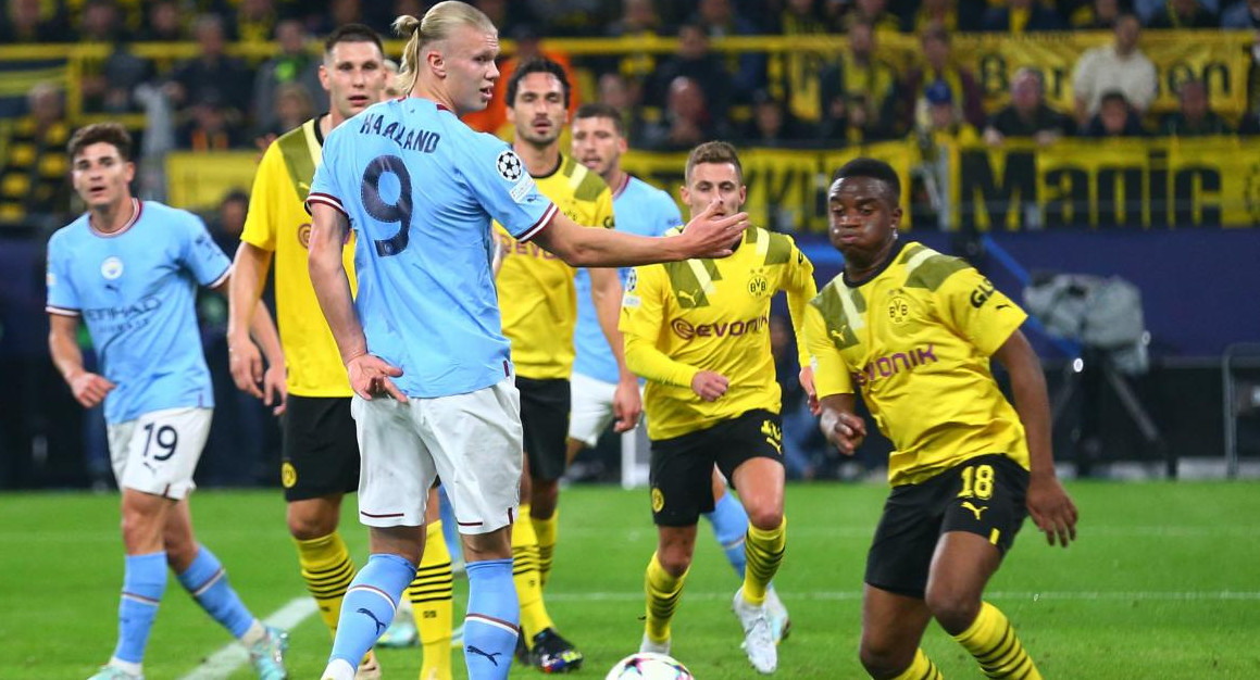 Dortmund vs Manchester City, Champions League. Foto: REUTERS