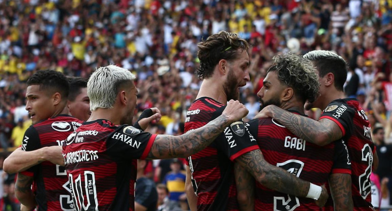 Flamengo vs Paranaense, Copa Libertadores. Foto: EFE