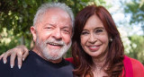 Lula y Cristina Kirchner. Foto: Twitter @CFKArgentina.