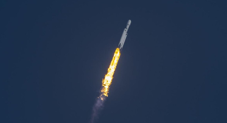 Cohete lanzado al espacio_Foto: EFE