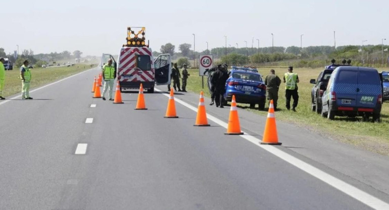 El accidente ocurrió a la altura de la planta de General Motors. Foto: Rosario3.