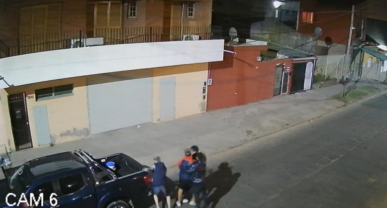Robo piraña en San Justo. Foto: Captura de video.