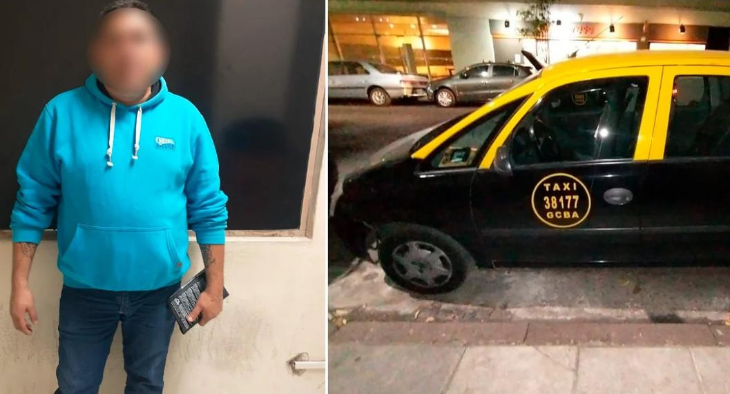 Taxista que golpeó a pasajero tras recital de Coldplay. Foto: Infobae