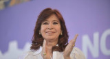 Cristina Kirchner en el acto de la UOM en Pilar. Foto: NA