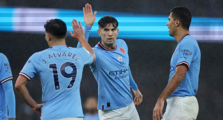 Julián Álvarez, Manchester City. Foto: REUTERS.