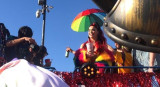 Lali en la marcha del orgullo. Foto: NA.