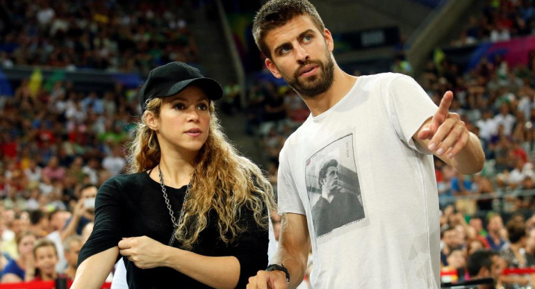 Shakira y Gerard Piqué. Foto: Reuters.