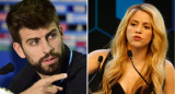 Gerard Piqué y Shakira. Fotos: NA - Reuters