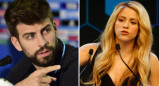 Gerard Piqué y Shakira. Fotos: NA - Reuters