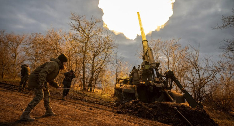 Tropas ucranianas en el conflicto con Rusia. Foto: REUTERS.
