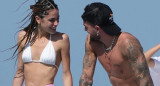 Tini Stoessel y Rodrigo De Paul. Foto: NA