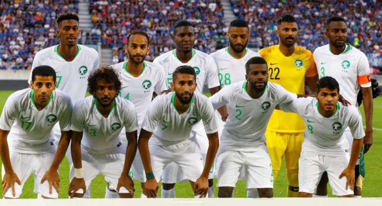 Selección Arabia Saudita. Foto: REUTERS