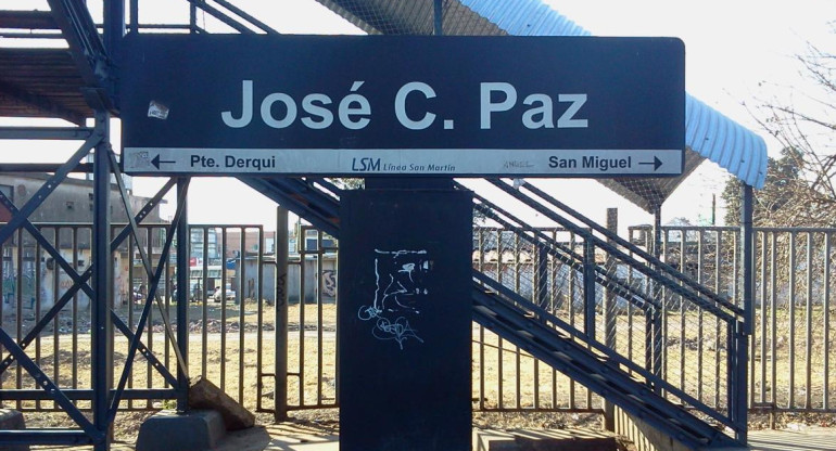 Estación de tren de José C. Paz.