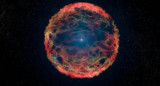 Imagenes de la supernova capturada por el telescopio Hubble. Foto: NASA