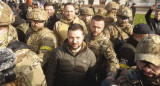 Zelenski en Jersón. Foto: NA.