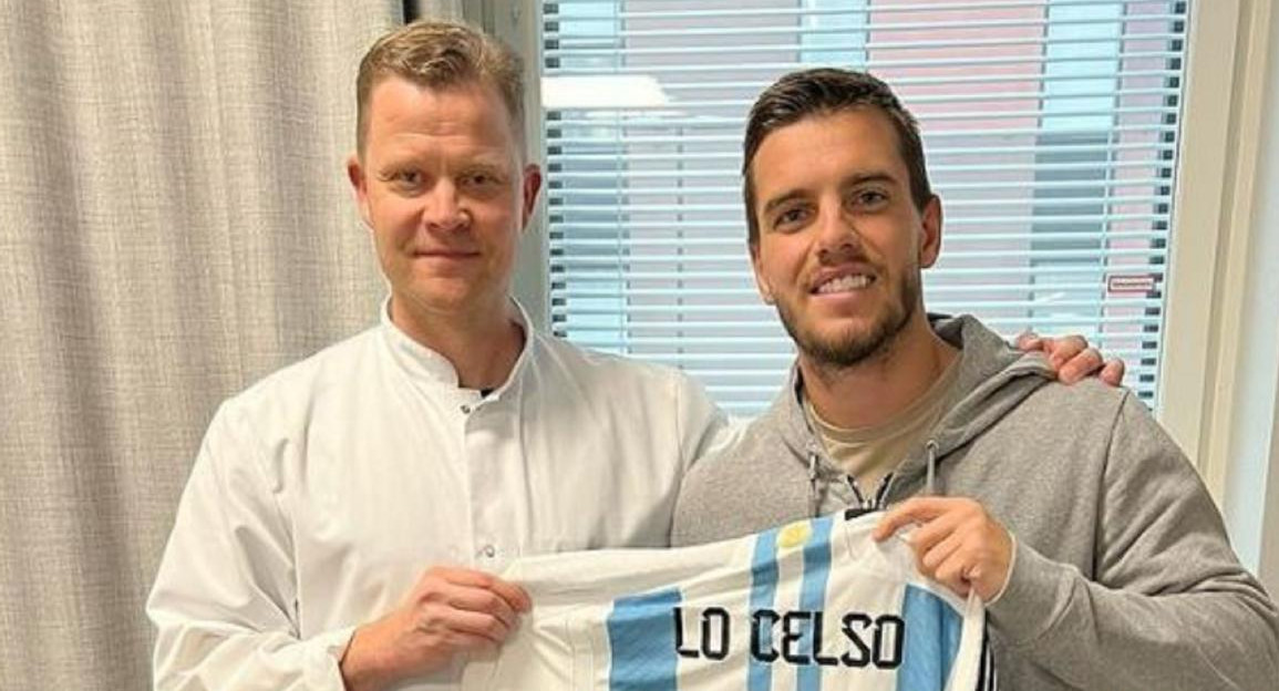 Giovani Lo Celso fue operado exitosamente. Foto: Instagram @lasselempainen.