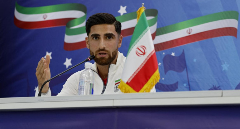  Alireza Jahanbakhsh , capitán de la selección iraní_Reuters