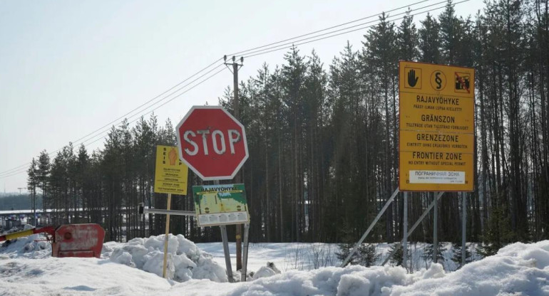 Frontera de Finlandia y Ucrania. Foto: REUTERS