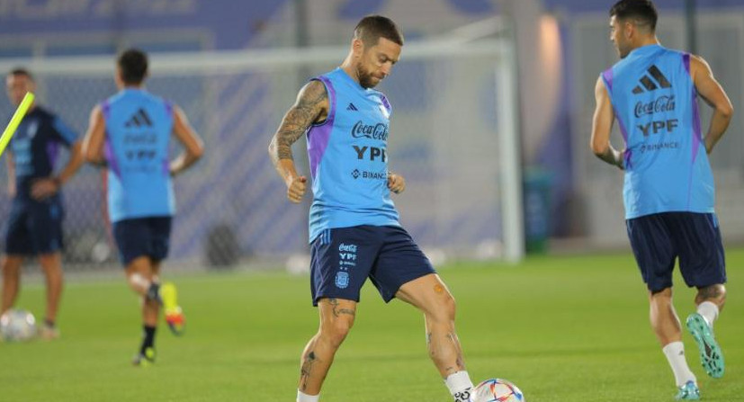 Papu Gómez, Selección Argentina. Foto: NA