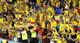 Los hinchas de Ecuador. Foto: EFE.