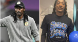 Aliou Cissé y Snoop Dogg. Fotos: EFE - Instagram/snoopdogg.