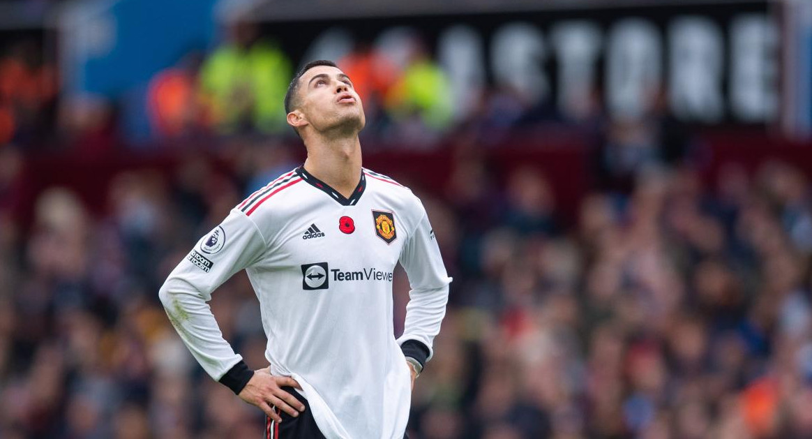 Cristiano Ronaldo en el Manchester United. Foto: EFE.