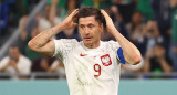 Robert Lewandowski en el Mundial de Qatar. Foto: REUTERS.