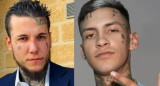 Alex Caniggia y L-Gante. Foto: NA.