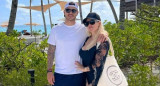 Mauro Icardi y Wanda Nara. Foto: NA.