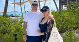 Mauro Icardi y Wanda Nara. Foto: NA.