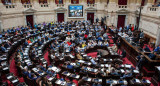 Diputados en la sesión que aprobó la ley de alcohol cero al volante. Foto: NA.