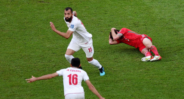 Mundial Qatar 2022, Gales vs. Irán. Foto: REUTERS.