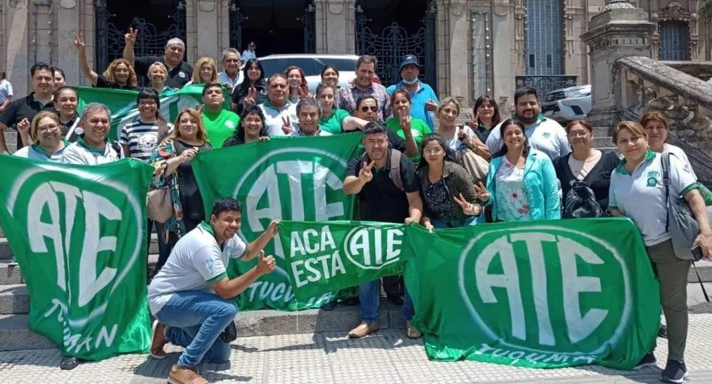 Trabajadores de ATE. Foto: NA