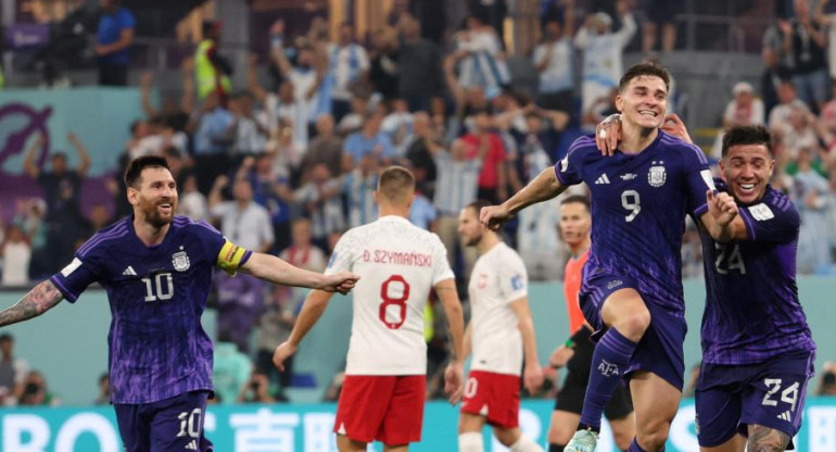 Argentina vs Polonia, Mundial Qatar 2022. Foto: REUTERS	