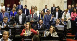 Bancada de Juntos por el Cambio en Diputados. Foto: NA.