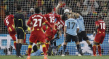 Luis Suárez contra Ghana, Mundial Sudáfrica 2010. Foto: REUTERS