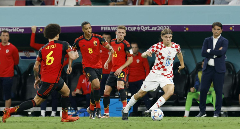 Mundial Qatar 2022, Croacia vs. Bélgica. Foto: REUTERS.