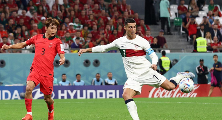 Cristiano Ronaldo, Portugal vs Corea del Sur. Foto: REUTERS