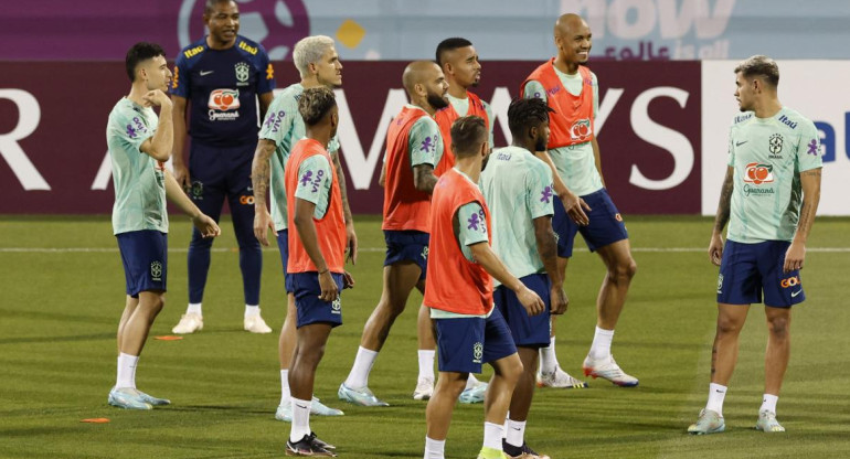 Selección de Brasil, Mundial Qatar. Foto: REUTERS