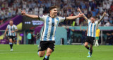 Julián Álvarez, Argentina vs Australia. Foto: REUTERS