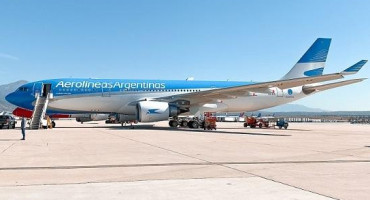 Aerolíneas Argentinas confirmó un nuevo vuelo directo a Doha para alentar a la Selección. Foto: Télam.