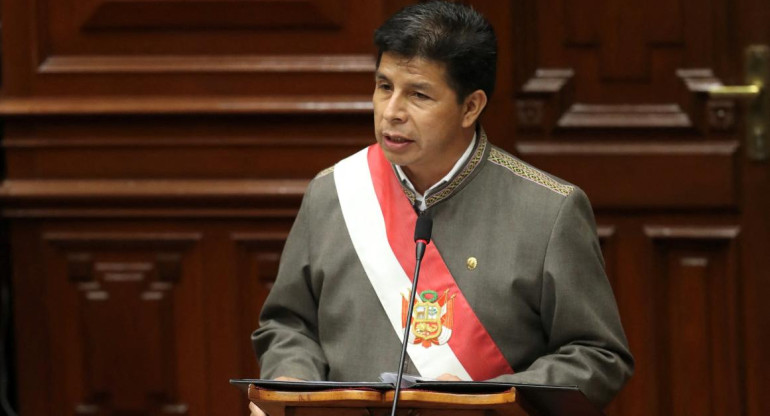 Pedro Castillo, presidente de Perú. Foto: REUTERS