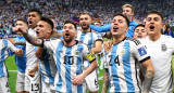 Festejos de Argentina en el Mundial de Qatar. Foto: REUTERS.