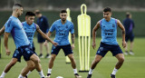 Entrenamiento de la Selección argentina. Foto: REUTERS.